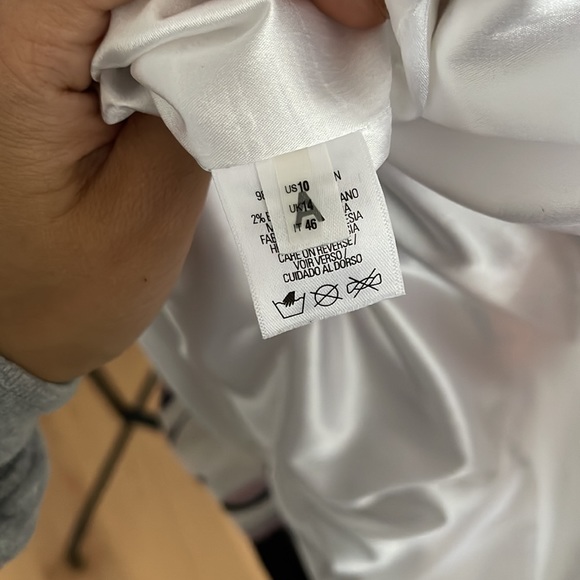 Tahari Strapless Zip Back Dress - Picture 4 of 8